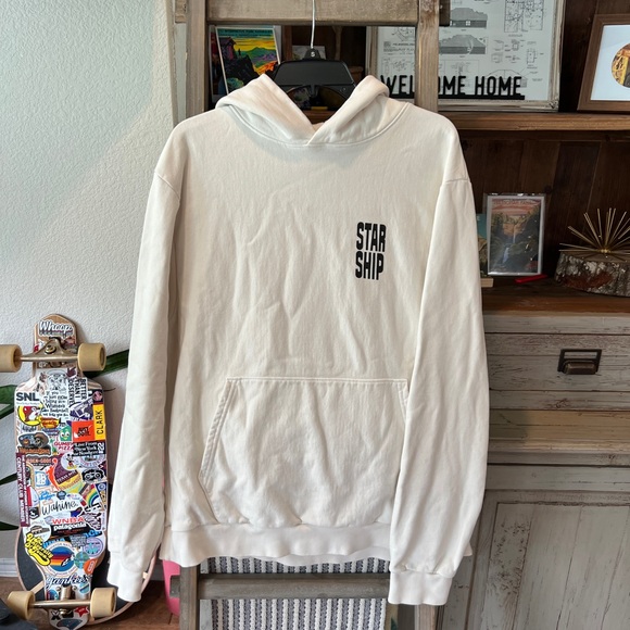 SpaceX men’s official starship schematics hoodie size XL - Picture 1 of 10